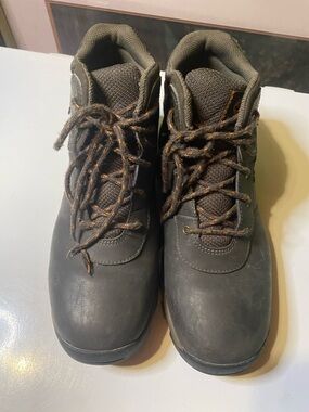 Timberland Dark Brown Lace-Up Hiking Boots